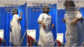 "I have 10 more hours alive": Lady claims as she records touching dance video in surgery gown in hospital