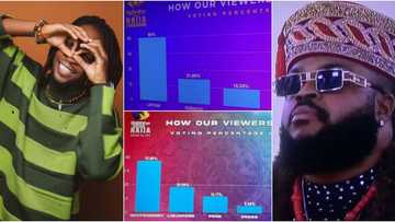 BBNaija: Laycon remains undefeated, Nigerians compare singer's 60% win to Whitemoney's 47% win