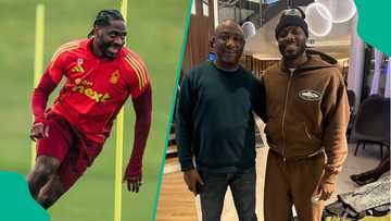 NFF President meets highly-rated Premier League defender in London ahead of AFCON 2025