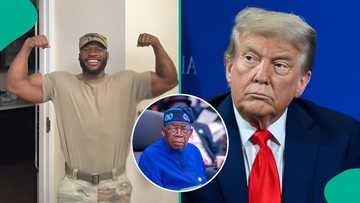 "We go soon fall in": US soldier brags online as Trump threatens Tinubu, shows off muscles