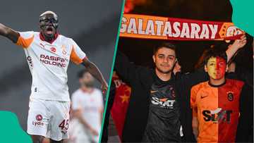 Osimhen fulfils strange fan request after scoring 7th Super Lig goal for Galatasaray