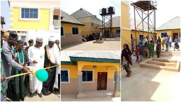 See the big family compound of 100 rooms with hospital Nigerian man built for kinsmen in his village (photos)
