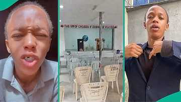 Lord's Chosen Member who went early to church cries out, shares what he noticed inside auditorium