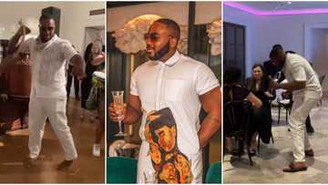"Dis one no be dance na scatter ground": Fans react to viral clip of BBN star Kiddwaya dancing as Cuppy watch