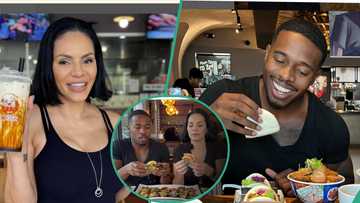 YouTube influencers escape death after car crashes through restaurant window as they shoot food clip