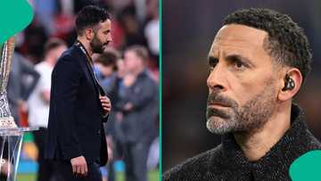 "He didn't want to come": Man United legend defends Ruben Amorim after Europa loss vs Spurs, video