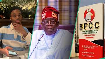 Siraheem Okoya follows parents to visit President Tinubu, Nigerians recall EFCC saga: "Levels dey"