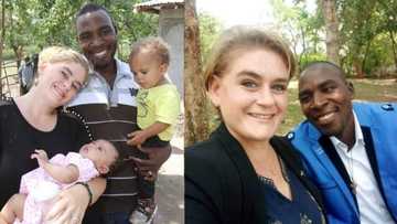 God told me he's my husband; Pretty Oyinbo lady with 4 degrees who married primary 2 dropout that rides Okada