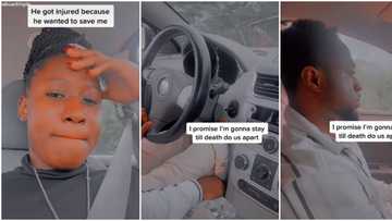 He can't walk again: Lady flaunts lover who got disabled trying to save her, vows in video not to leave him