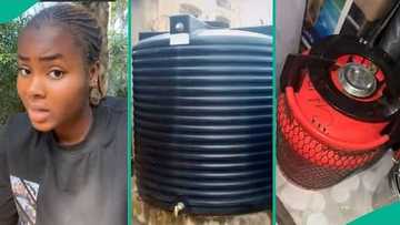 Nigerian bride gets 1000 litres water tank and other expensive gifts on wedding day, video trends