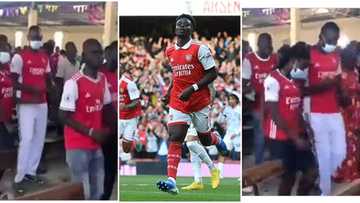 "Small club mentality": Arsenal fans organise thanksgiving service, storm church wearing jerseys in video