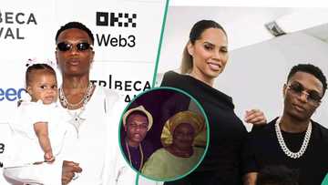 Wizkid talks about newborn daughter’s resemblance to late mum, appreciates partner Jada P in video