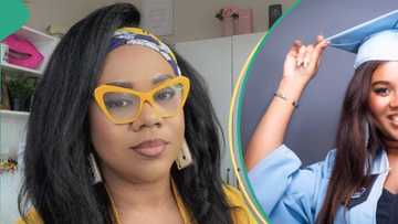 Stella Damasus’ daughter graduates from US university, fans try to differentiate them: “Ur twin”