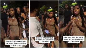 Ba zan biya ba: Bidiyon matashin da ya ki biyan kudi bayan budurwa ta kwaso kawaye 18 wurin cin abinci