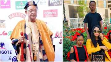 Alaafin of Oyo’s wife Queen Folashade celebrates her triplets on 12th birthday