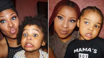 Stunning woman and her cute son become social media sensations as many go gaga over their unique eyes