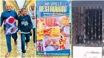Video emerges as Mr Spells gets brand new restaurant, well equipped for him by OPM pastor