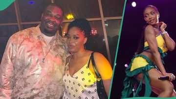 "They look good together": Viral pic Don Jazzy and Ayra Starr's mum getting cozy at a party trends