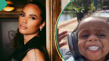 "Who gave my baby diamonds?" Wizkid's babymama Jada P asks as she gushes over second son AJ