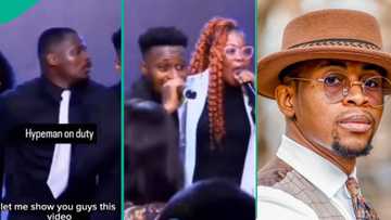 "Ayebo Ayeba": Solomon Buchi, others react to video of hype man performing during church service