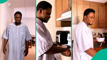 Blind man shares how he warms his food when he’s alone at home, viral video melts hearts