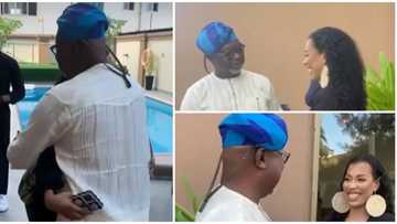 BBNaija's Saga blushes hard as Nini meets his daddy for the first time in heartwarming video