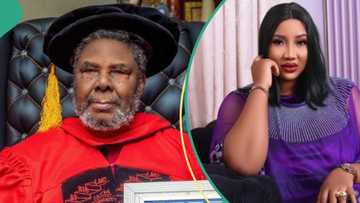 Judy Austin celebrates Pete Edochie's doctorate degree after deleting his pics on IG: "Mgbeke feeling funky"