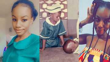 Beautiful lady who acted as a nurse in a childhood play fulfills her dream in real life after several years