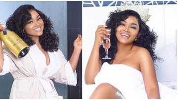 Popular Nollywood actress releases stunning bathroom inspired photos ahead of her 41st birthday