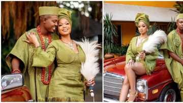 Prewedding ideas: Couple hold vintage-inspired shoot for their traditional engagement