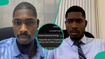 New tax laws: Nigerian banker displays unexpected messages he got from customer, screenshot trends
