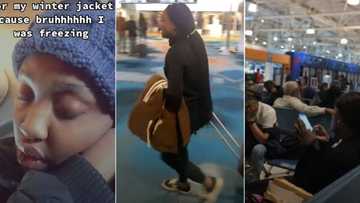 "I am tired": Nigerian lady who secured visa to Australia spends over 24 hours on plane, shares video on TikTok