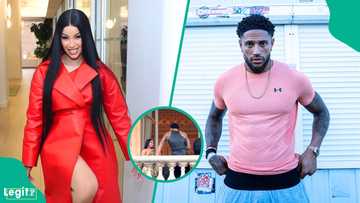 Video of Cardi B and Super Eagles goalkeeper Maduka Okoye together sparks speculation: "What's going on here?"