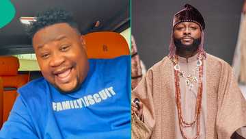 "Davido, e be like u dey use jazz": Cubana Chiefpriest reacts as OBO's new song Awuke trends