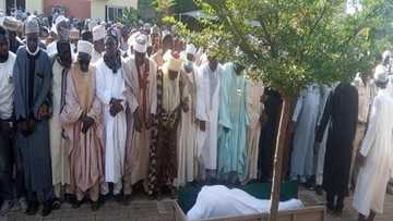 Hotuna: Yadda aka yi jana'izar tsohon gwamnan Kaduna, Alhaji Balarabe Musa
