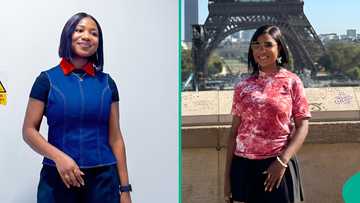 Nigerian lady remembers late father after travelling to Paris: "I wish my dad was alive"