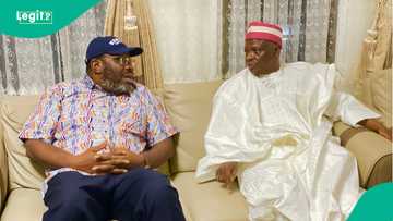 Bayan shigar Abba APC, Kwankwaso ya ziyarci babban Sanatan PDP har gida