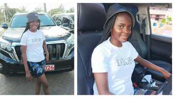 Dolla Kabarry: Singer fulfills promise of car he made to daughter if she passed exams