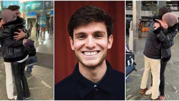 Young lady breaks down in tears the moment she reunites with brother 6 years after they were separated by war