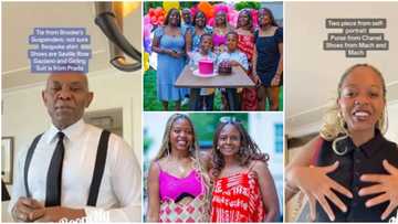 Reactions trail viral clip of billionaire Tony Elumelu & his family doing fit check: "So much class"