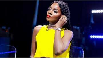 Nigerians react as Seyi Shay describes her lover as 'some guy' while showing off her diamond engagement ring