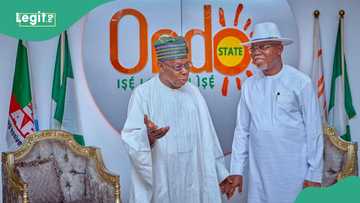 Obasanjo meets APC guber candidate 6 days to Ondo election, details emerge