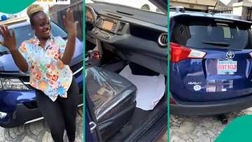 "I must make it": Lady buys new ride from trade she started with N25k, mentions business name
