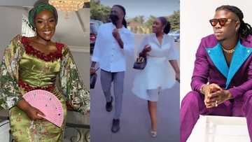 Singer Stonebwoy and dentist wife all booed up as she cleans his teeth in viral video, fans react
