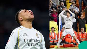 Kylian Mbappe equals Portugal's legend Cristiano Ronaldo as Real Madrid beat Sevilla, video