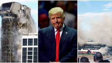 Ex-US president Trump's old hotel demolished 4 weeks after leaving office