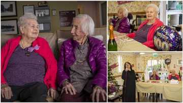 Cute photos of 100-year-old woman and her sister aged 108 as she celebrates her birthday