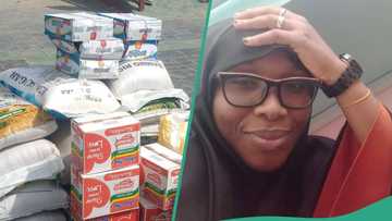 Nigerian teacher gets 50kg bag of rice, spaghetti, eggs from school owner at start of Ramadan