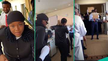University student shows how classmates staged fake funeral for final year project, mentions course
