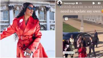 “I need to update my British accent”: Tiwa Savage says as she reacts to video a fan made of her, gives reason